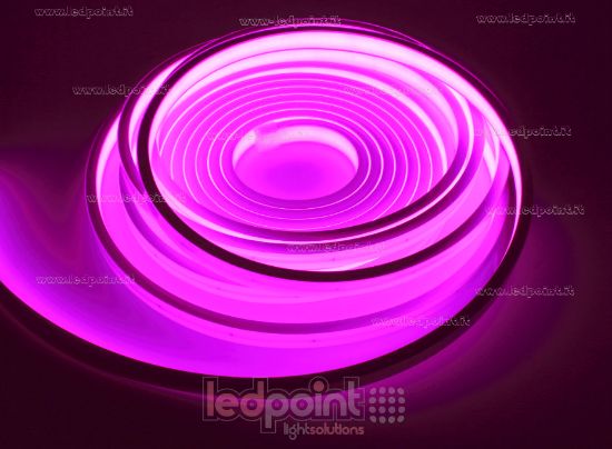 Bild von LED-Streifen 5m Rose 2025 264LEDs/m 24V 12W/m, IP67 Weiß Sylicon