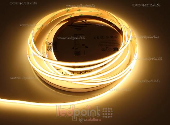 Bild von COB LED-Streifen 10m warmweiß 2700K CRI Ra>90 480LEDs/m 24V 7,5W/m mit Stromregelung