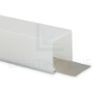 Picture of Polycarbonate tubular profile with insert for holding steel plate, 2 meters