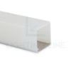 Picture of Polycarbonate tubular profile with insert for holding steel plate, 2 meters