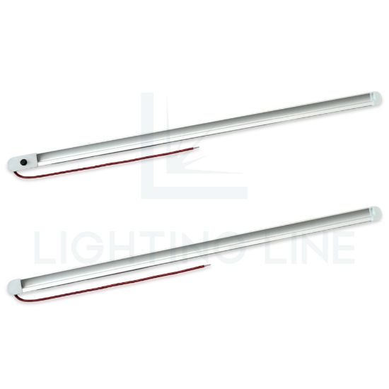 Picture of Customized full-length bar with a 21x9mm recessed aluminum profile