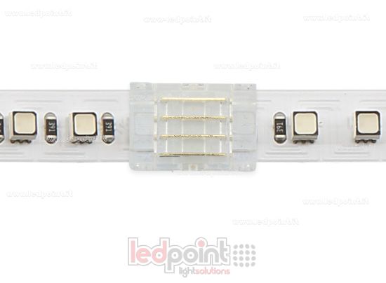 Picture of Transparent 4-pin connector for joining 10mm PCB LED strips