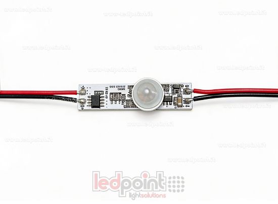 Immagine di Sensore di movimento PIR on/off, per installazione su profilo, 12-24V, 1ch 3A