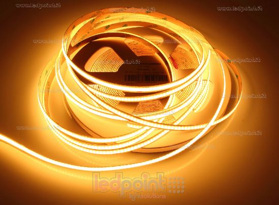 Bild von LED-Streifen COB 10m warm-weiß 2200K CRI Ra>93 320led/m 24V 9,6W/m