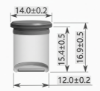 Bild von Doppel-Tür-/Flügelöffnungssensor 12–24 V, 1 Kanal, 3 A, Channel Control