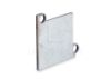 Immagine di Tappino in lamiera zincata per profilo in alluminio per cartongesso DW01-03