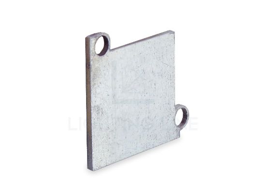Immagine di Tappino in lamiera zincata per profilo in alluminio per cartongesso DW01-03