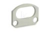 Picture of White-painted sheet metal cap for SL20-20 aluminum profile with hole