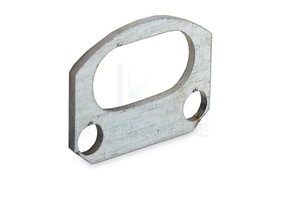 Bild von Abdeckkappe aus verzinktem Blech für Aluminiumprofil SL20-20 mit Bohrung