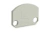 Picture of White-painted sheet metal end cap for SL20-20 aluminum profile