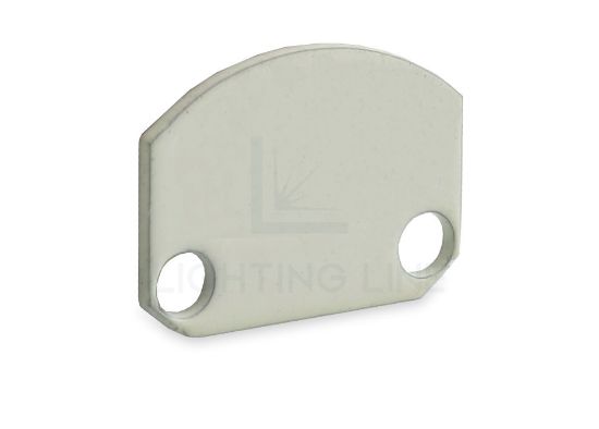 Picture of White-painted sheet metal end cap for SL20-20 aluminum profile