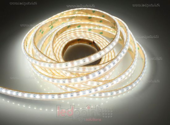 Bild von LED-Streifen 5m weiß 4000K 3step 2835 120LEDs/m 12V 9,6W/m, IP65 dicker Syliconrohr
