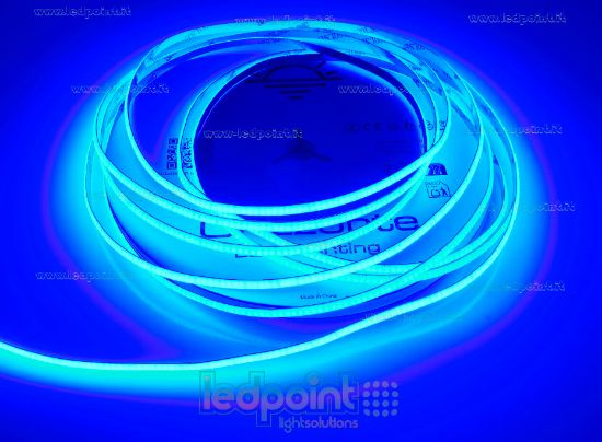 Picture of COB LED strip blue 10m 400leds/m 24V 11W/m 5mm PCB