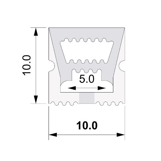 Picture of Neon Flex Tube 10x10mm 1m
