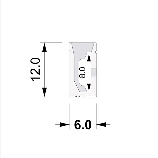 Bild von Led Neon Flex 6x12mm 1m