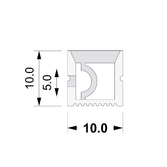 Bild von Led Neon Flex 10x10mm 1m