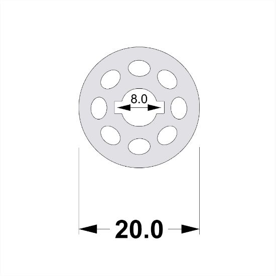 Bild von Led Neon Flex Durchmesser 20mm 1m