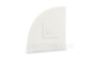 Picture of White round cap for angular (AN04-09 and AN05-09) aluminium profile