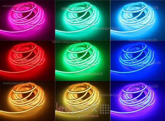 Bild von LED-Streifen COB 5m RGB + CCT 2700-6500K 840LEDs/m 24V 22W/m