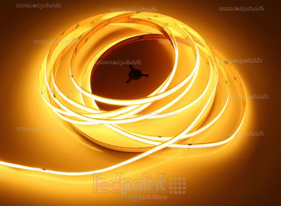 Picture of COB LED strip orange 10m 480leds/m 24V 12W/m
