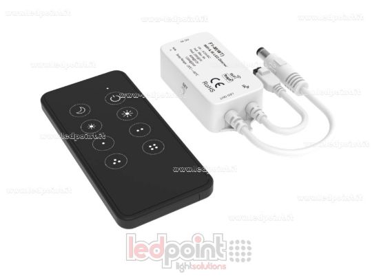 Bild von WLAN-Steuerungs-Dimmer-Set für einfarbige LED-Streifen, 1 Kanal * 5 A, 5–24 VDC