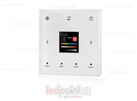 Bild von DALI-Master-Touchpanel, 100-240VAC, RF 2,4 GHz, weiß