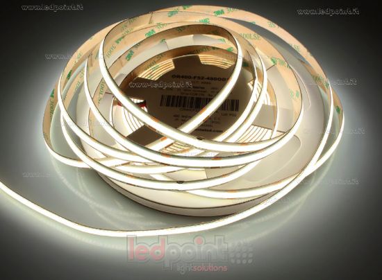 Bild von LED-Streifen 5m weiß 4000K CRI>90 480LEDs/m 12V 4,8W/m PCB 8mm Stromregelungssystem