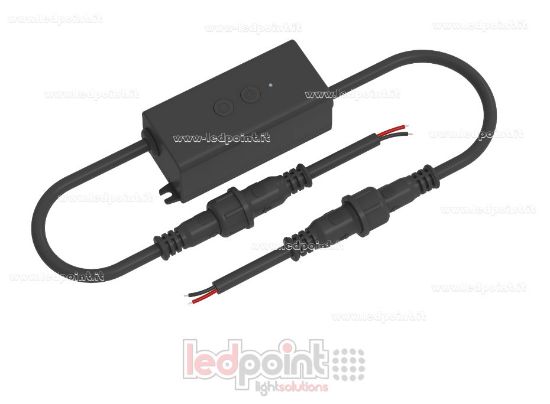Picture of Mini RF LED Controller for Dimming, IP67, 12/24V, 1 channel, 3A/CH