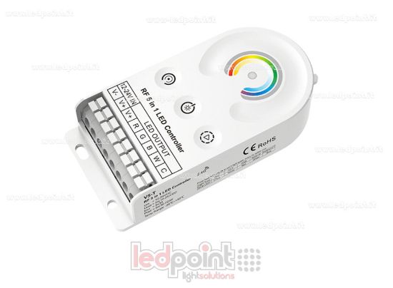 Picture of Controller LED, 12-24VDC, 5CH*3A 5*(36-72)W, touch button + RF 2.4GHz