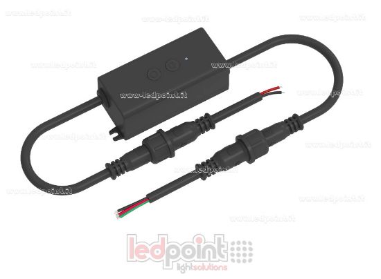 Immagine di Mini RF LED controller  RGB + CCT, a 5 canali, IP67, 12/24VDC, 1A*5CH, RF2.4GHz